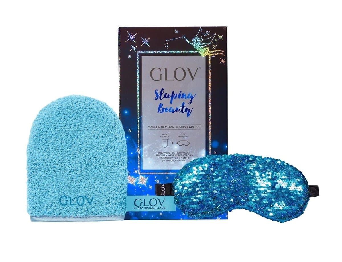 Sleeping Beauty — zestaw do demakijażu i snu Bouncy Blue