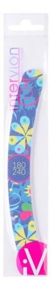 vion, pilnik do paznokci banan, fioletowo-żółty, 180/240