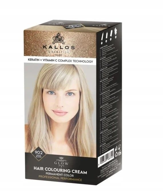 Glow trwała farba do włosów 902 beżowy blond