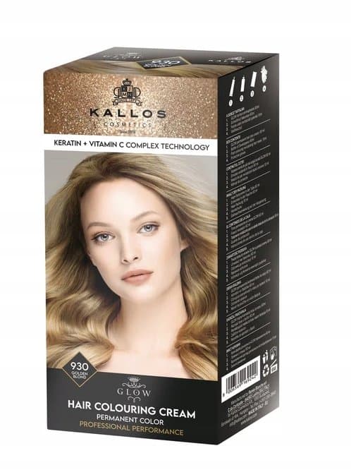 Glow trwała farba do włosów 930 złocisty blond