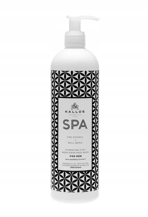 SPA Hydrating żel do mycia ciała, włosów i twarzy 3 w 1 dla mężczyzn