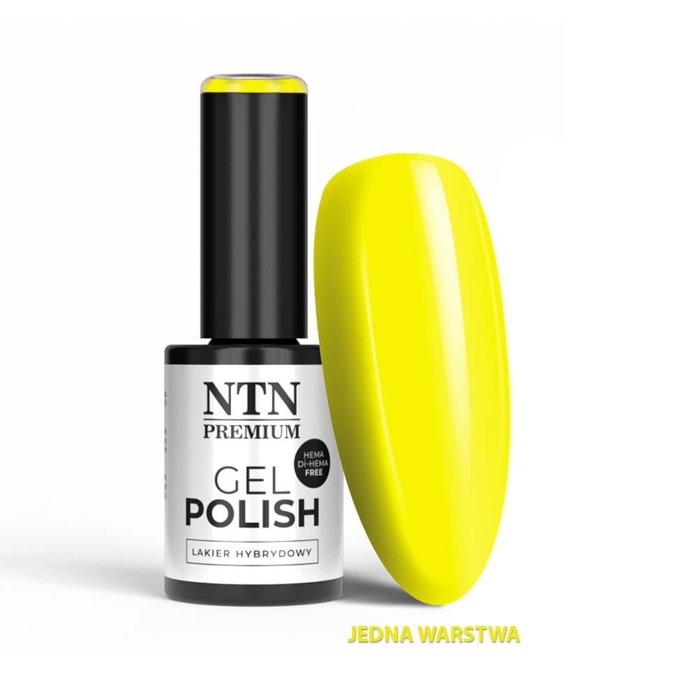 Limited Edition lakier hybrydowy nr 370 – neonowa żółć (bez HEMA/Di-HEMA)
