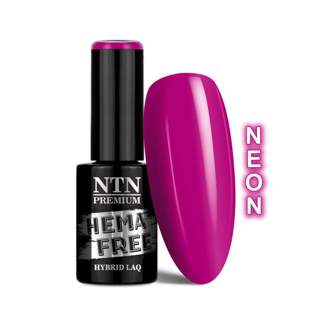 Design Your Style lakier hybrydowy nr 41 – neonowy fiolet z różową nutą, bez HEMA/Di-HEMA
