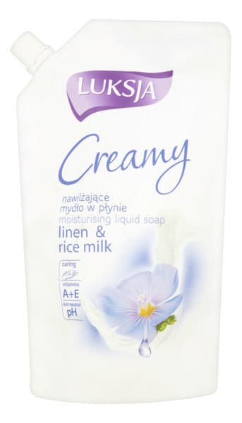 Creamy, mydło w płynie nawilżające Linen&Rice Milk