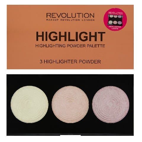 Makeup Revolution, Highlighter Palette, paleta rozświetlaczy Radiance