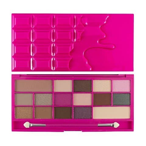 Makeup Revolution, I Heart Revolution, I Heart Makeup Palette, paleta cieni do powiek Chocolate Love