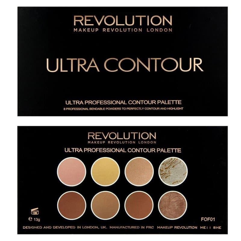 Makeup Revolution, Ultra Contour Palette, zestaw do modelowania twarzy