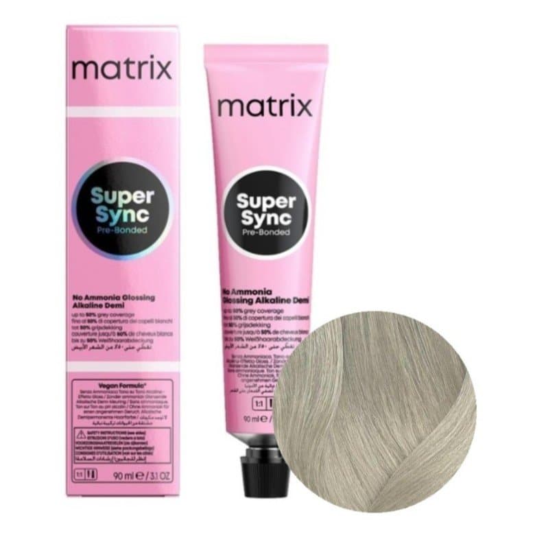 Super Sync Pre-Bonded koloryzacja demi-permanentna 10A Ash Extra Light Blonde