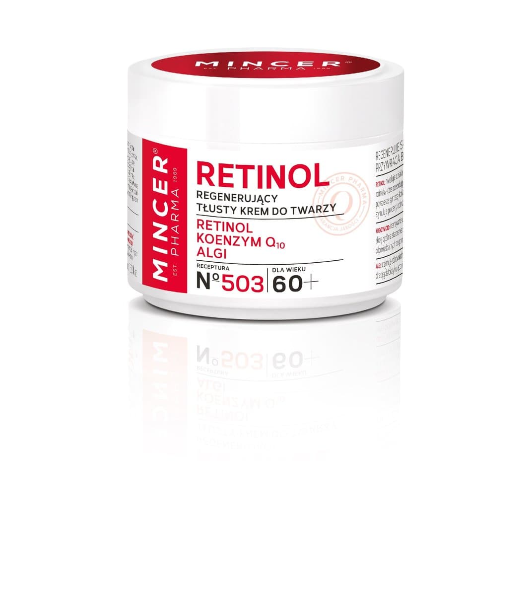 Pharma, Retinol 60+, regenerujący tłusty krem do twarzy nr 503