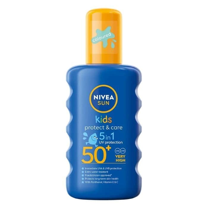 Kids kolorowy spray do opalania dla dzieci SPF 50