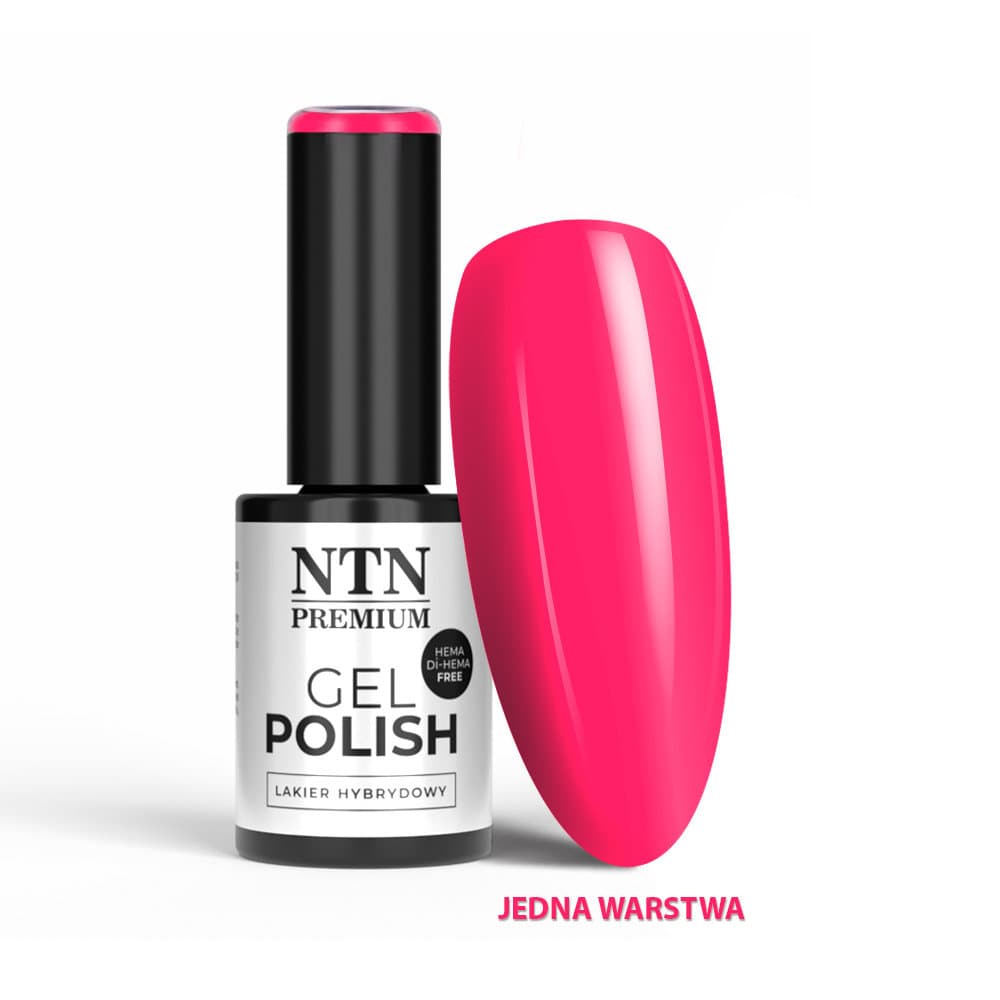 Limited Edition Pinks lakier hybrydowy nr 541 – intensywny neonowy róż