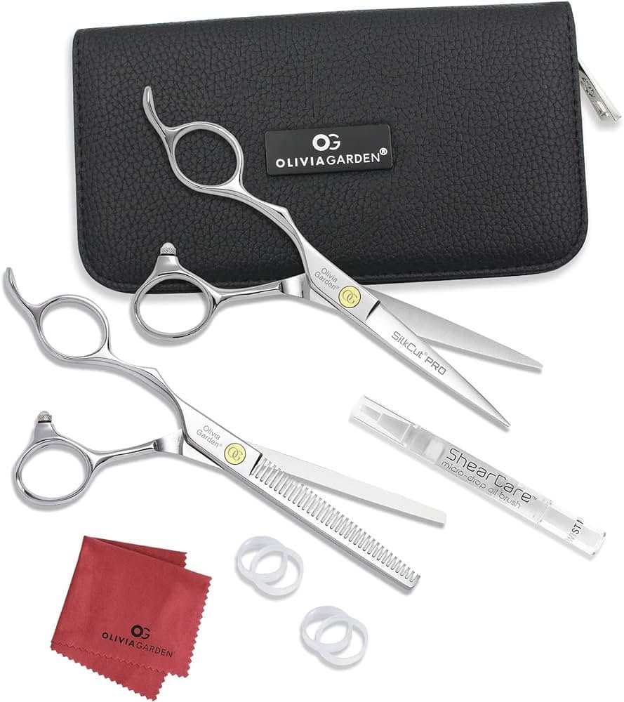 SilkCut zestaw 5,5″ + 6,35″ + nożyczki i degażówki - model SCST2-CTE55