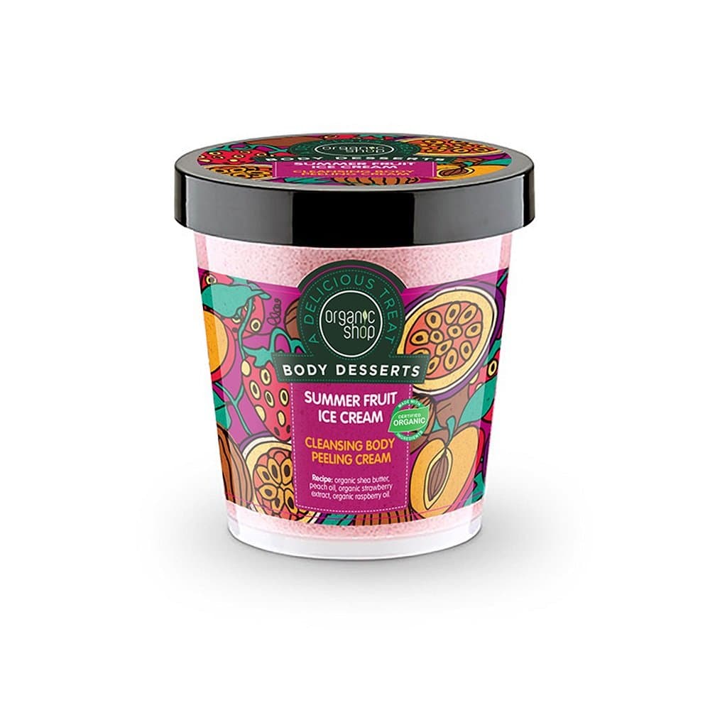 Body Desserts Summer Fruit Ice Cream krem oczyszczająco-peelingujący