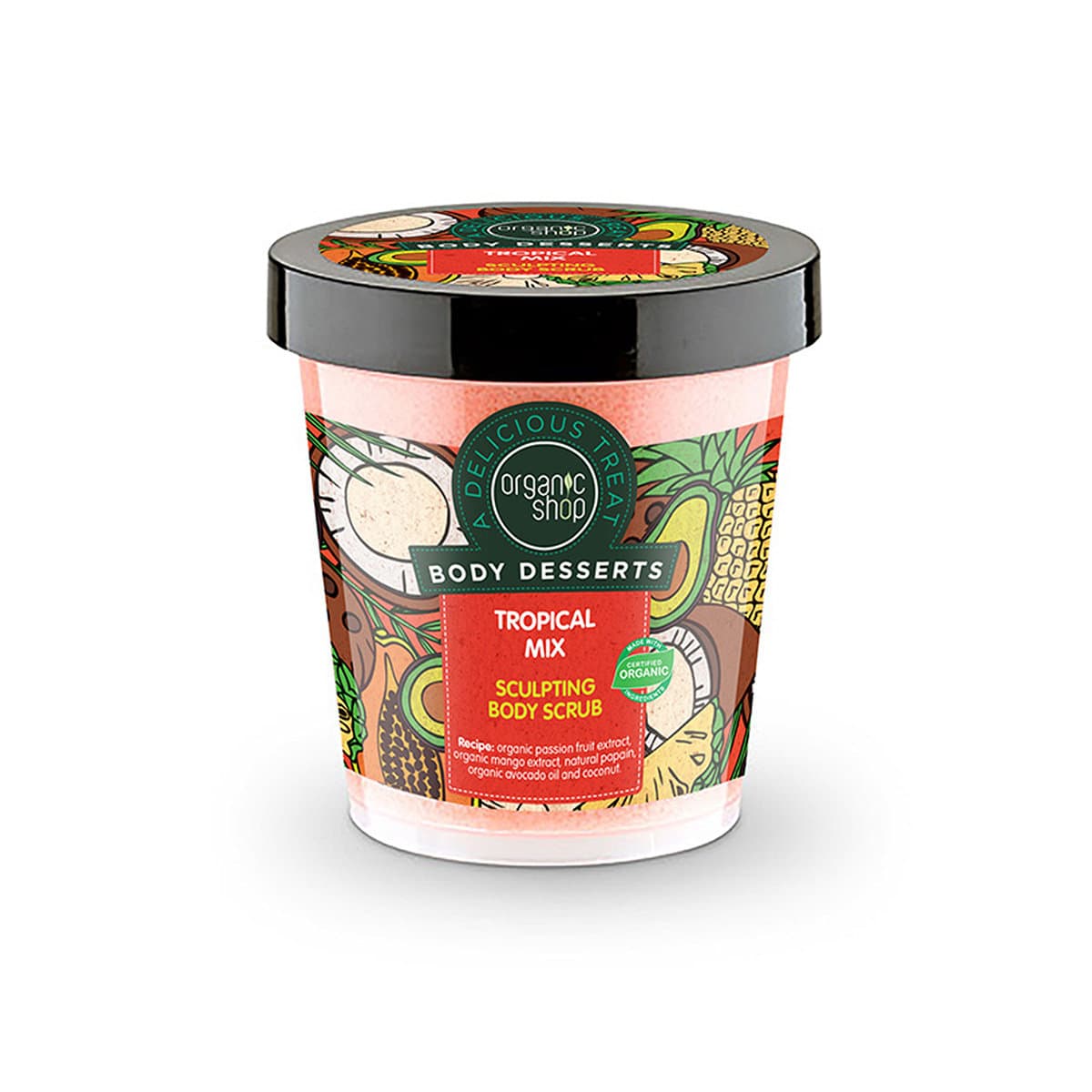 Body Desserts Tropical Mix wyszczuplający peeling do ciała
