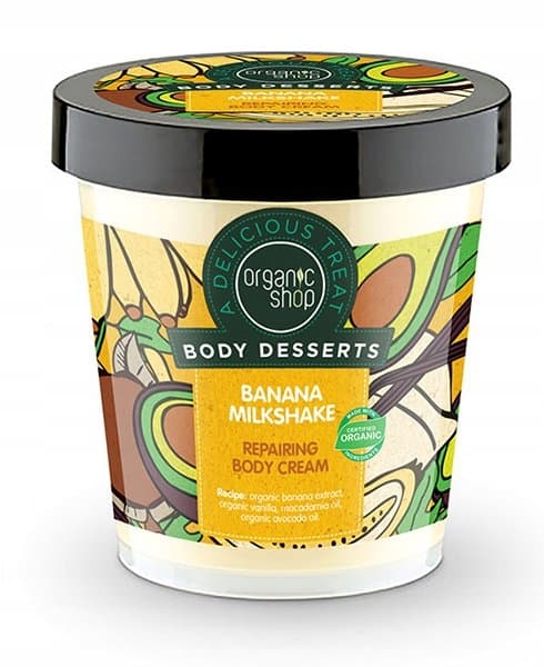 Regenerujący Krem do ciała Banana Milkshake