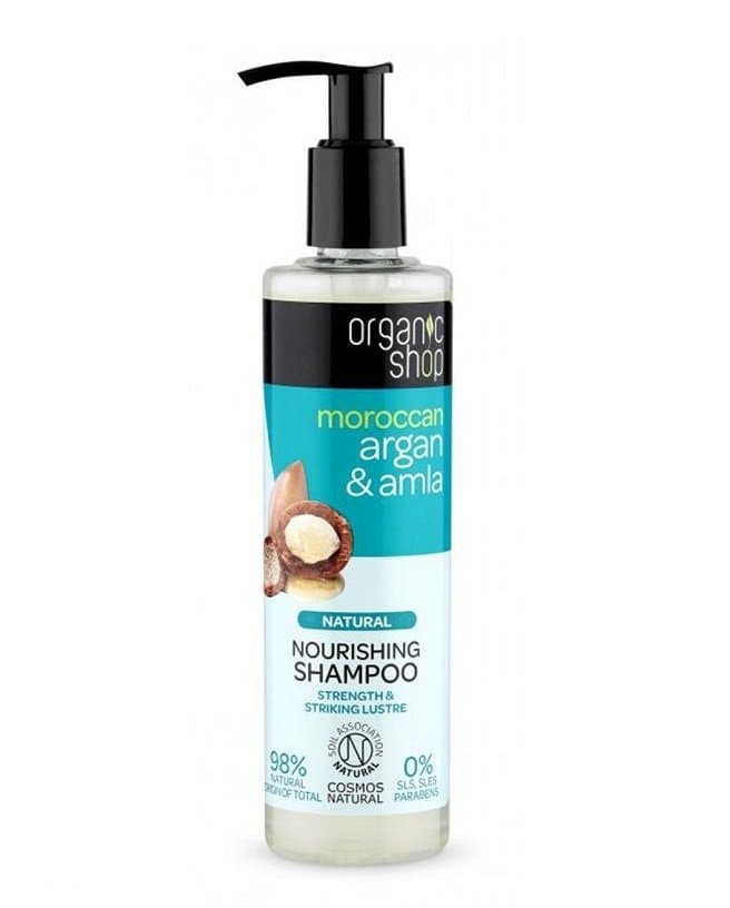 Natural Moroccan Argan & Amla szampon odżywczy do włosów zniszczonych i farbowanych