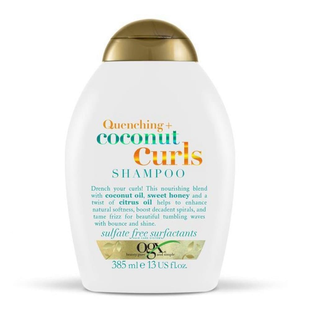 Organix, Quenching + Coconut Curls, szampon do włosów kręconych