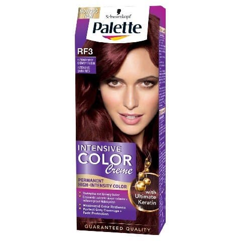 Palette Intensive Color Creme trwała farba do włosów odcień 4-88 (RF3) Intensive Dark Red