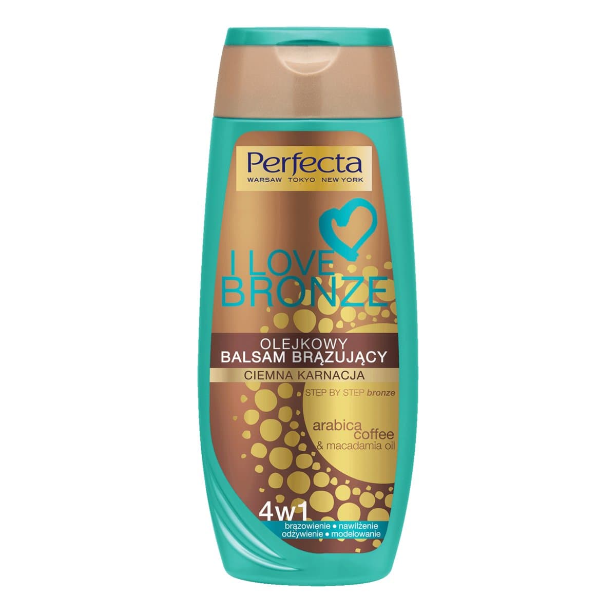 I Love Bronze, balsam brązujący olejkowy 4w1 - ciemna karnacja