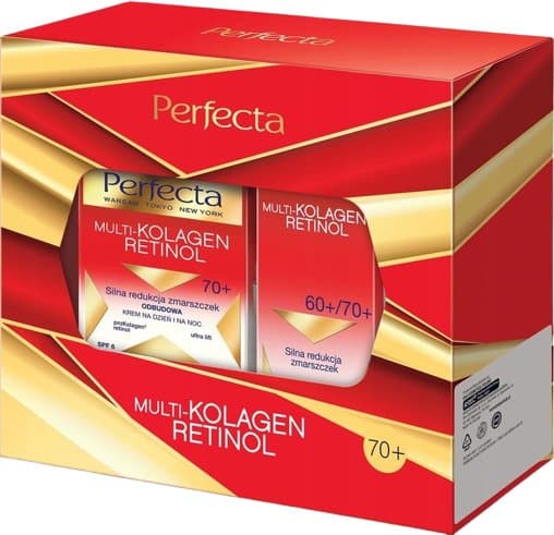 Zestaw Multikolagen Retinol Krem na dzień i na noc 50 ml + Krem pod oczy 15 ml 70