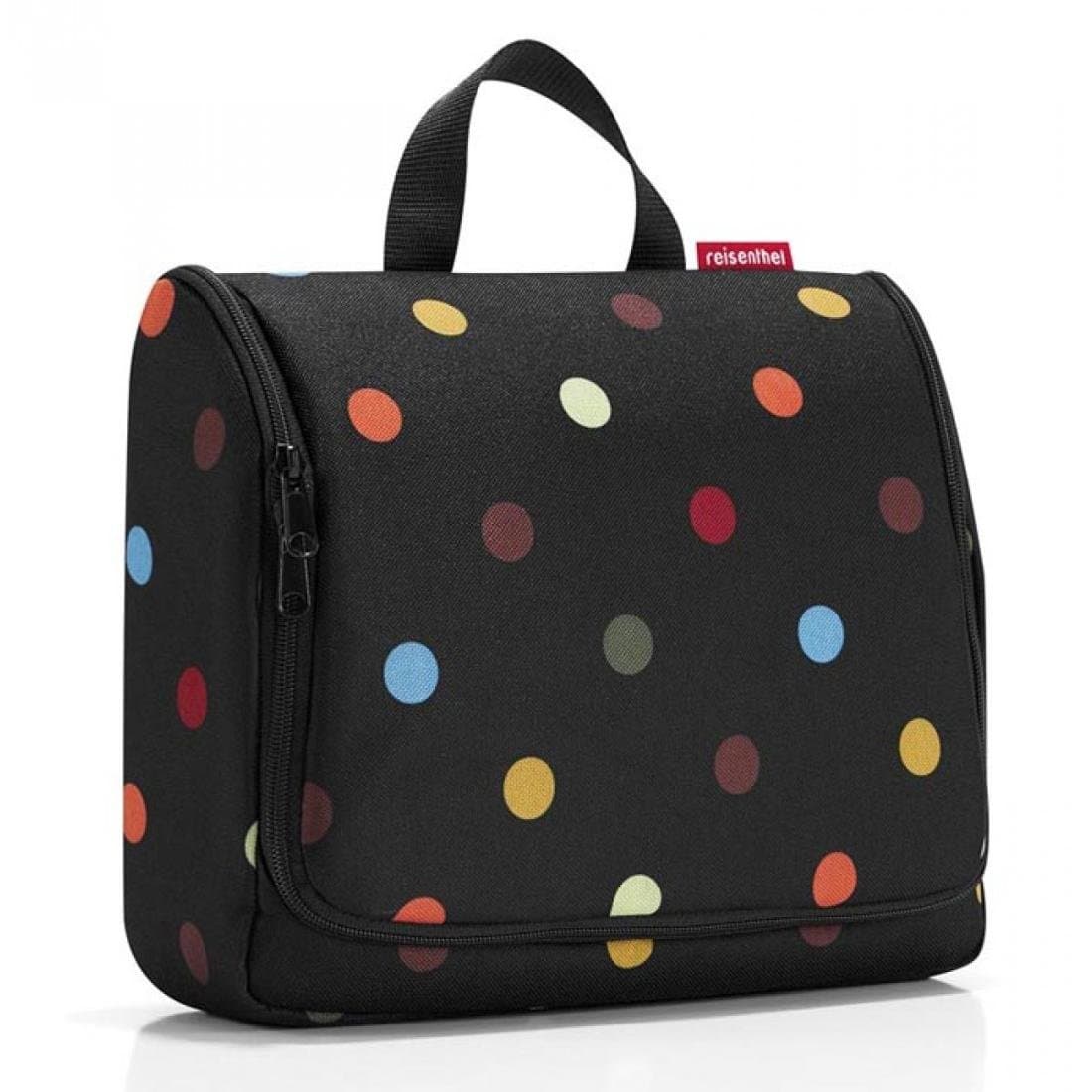 Kosmetyczka Toiletbag XL Dots, czarna, 28x25cm