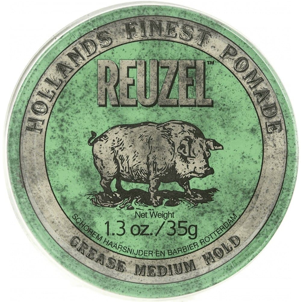 Hollands Finest Pomade, pomada średnio utrwalająca na bazie wosków i olejków, Green
