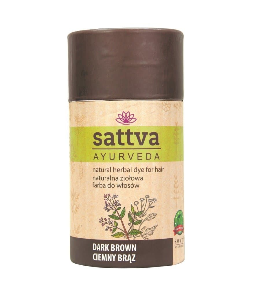 Ayurveda, farba do włosów, 02 Ciemny Brąz Dark Brown
