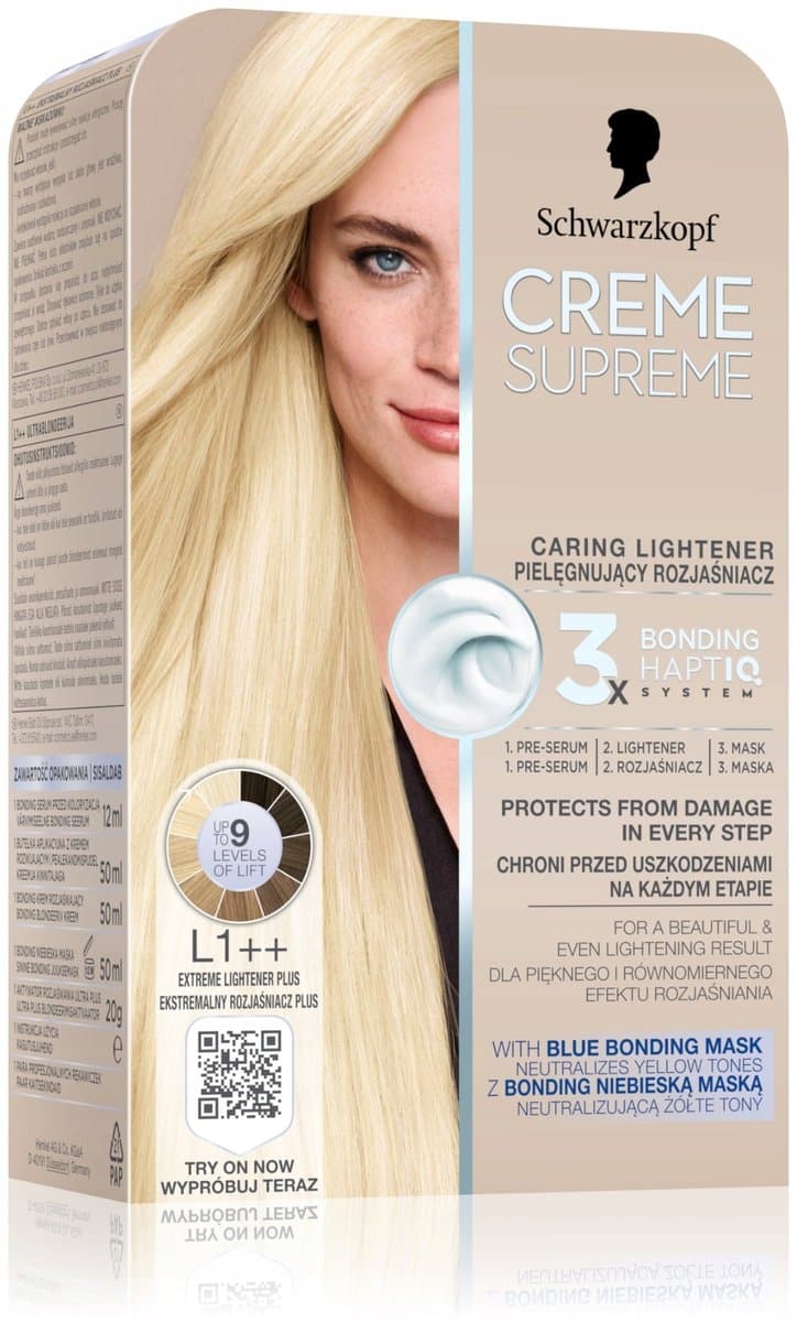 Crème Supreme farba do włosów L1++ Ekstremalny rozjaśniacz Plus
