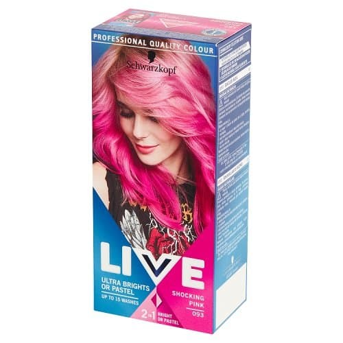 LIVE Ultra Brights or Pastel koloryzacja półtrwała 093 Shocking Pink