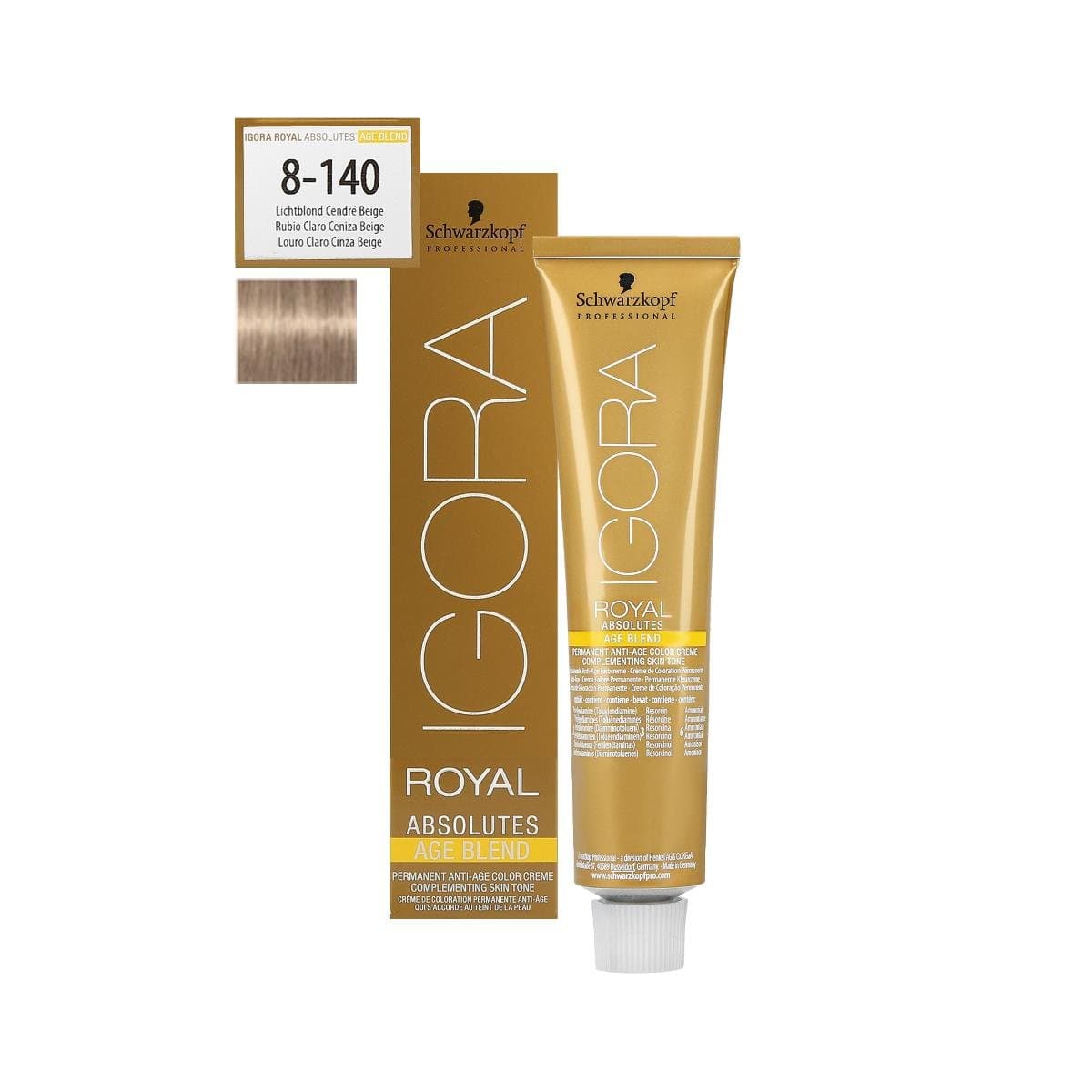 Professional, Igora Royal Absolutes, farba do włosów 8-140
