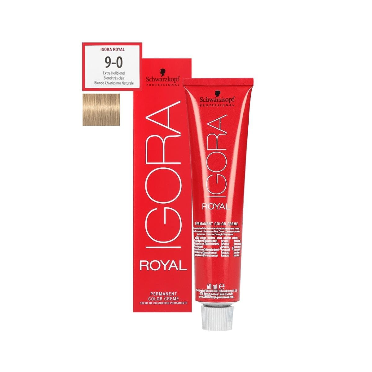 IGORA Royal farba do włosów odcień 9-0 Extra Light Blonde Natural