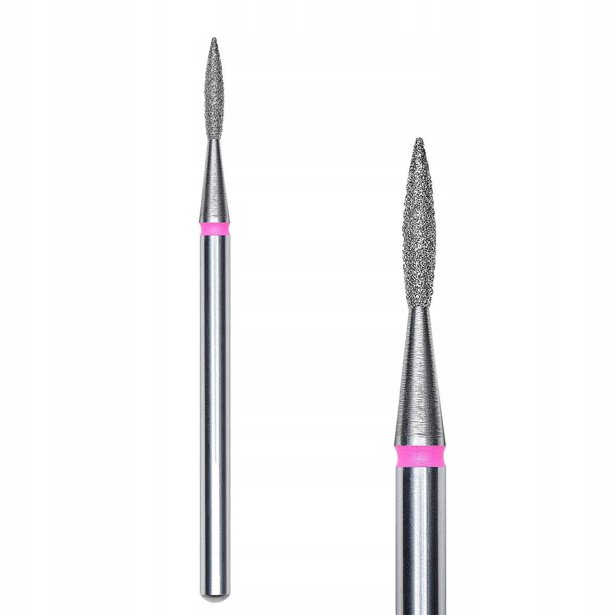 Expert frez diamentowy ostry płomyk z czerwonym oznaczeniem, średnica główki 1,6 mm, część robocza 8 mm (FA11R016/8)