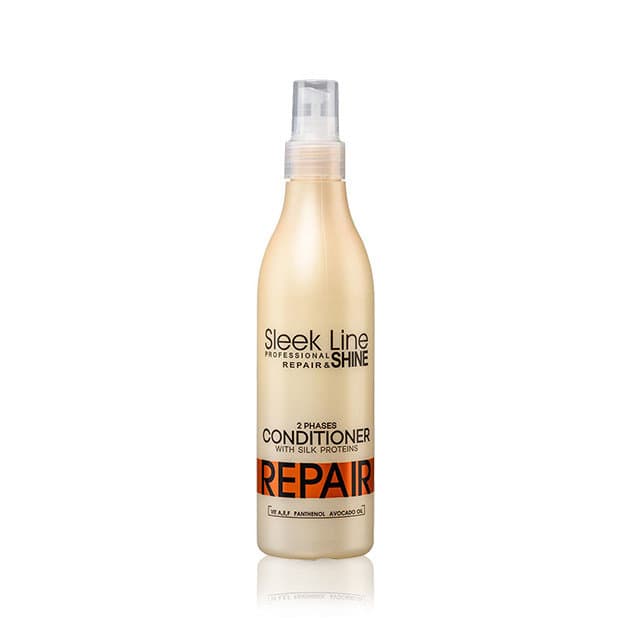 Sleek Line Repair 2-Phases Conditioner, dwufazowa odżywka z jedwabiem