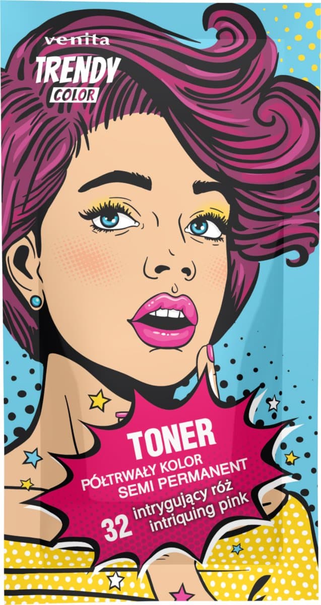 Trendy Color toner w saszetce 32 Intrygujący Róż