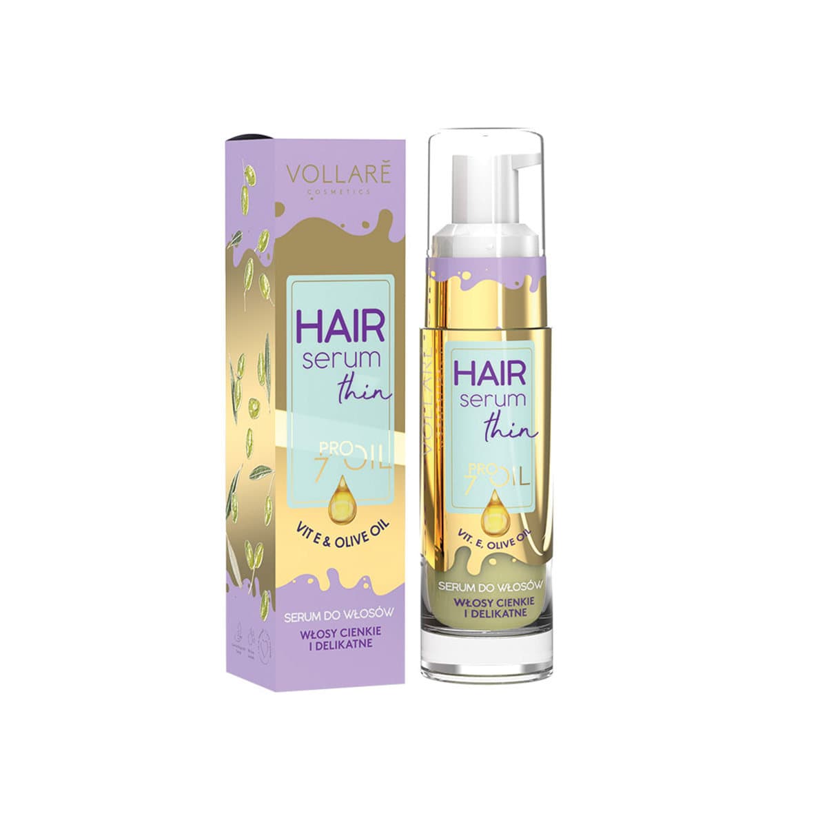 Pro Oils Extra Volume, serum do włosów cienkich i delikatnych Witaminy E, A i D