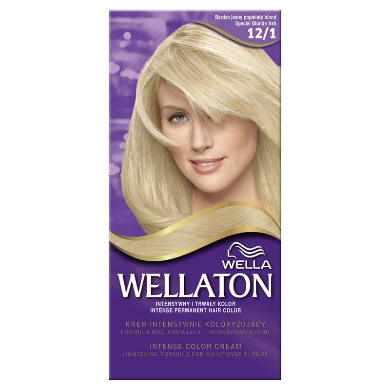 Wellaton Intense farba do włosów 12/1 Bardzo jasny popielaty blond
