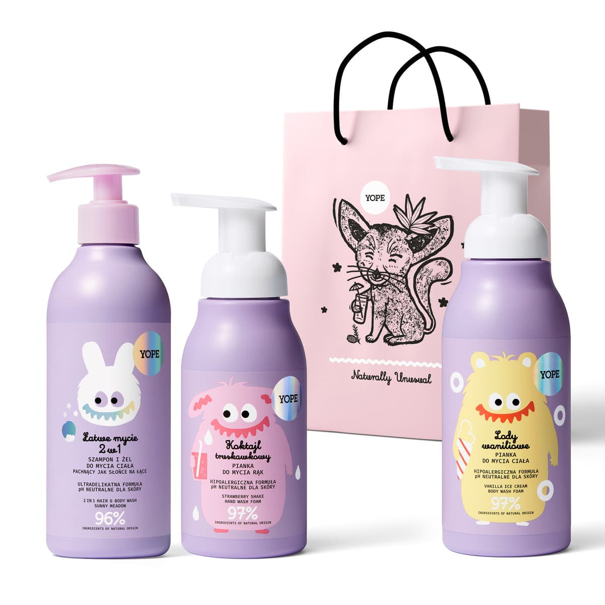 Kids zestaw pianek i produktu 2 w 1 z torbą