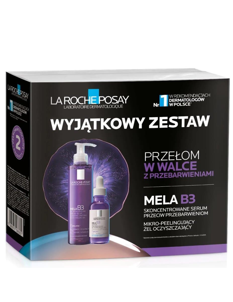 zestaw Mela B3 Serum + żel oczyszczający
