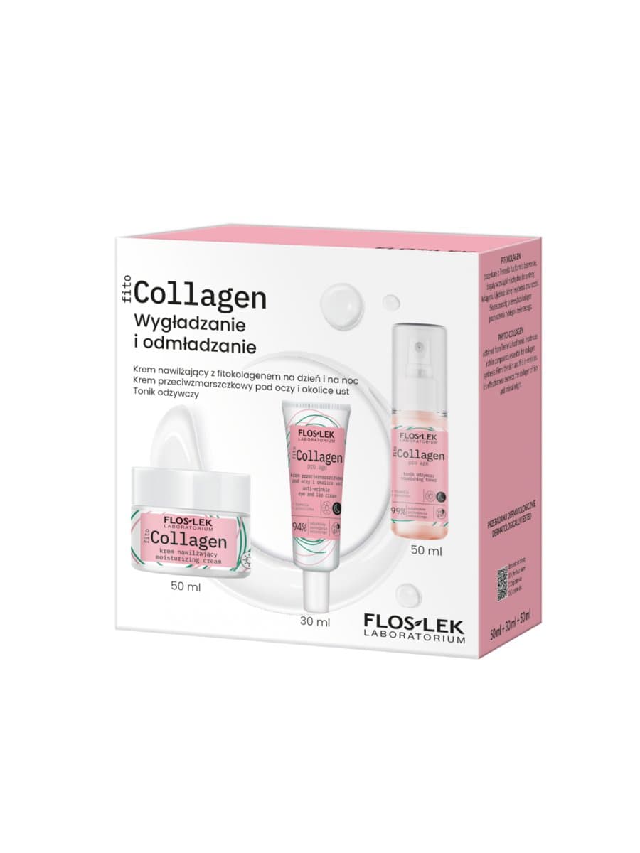 fitoCOLLAGEN Wygładzanie i odmładzanie — zestaw kremów i toniku