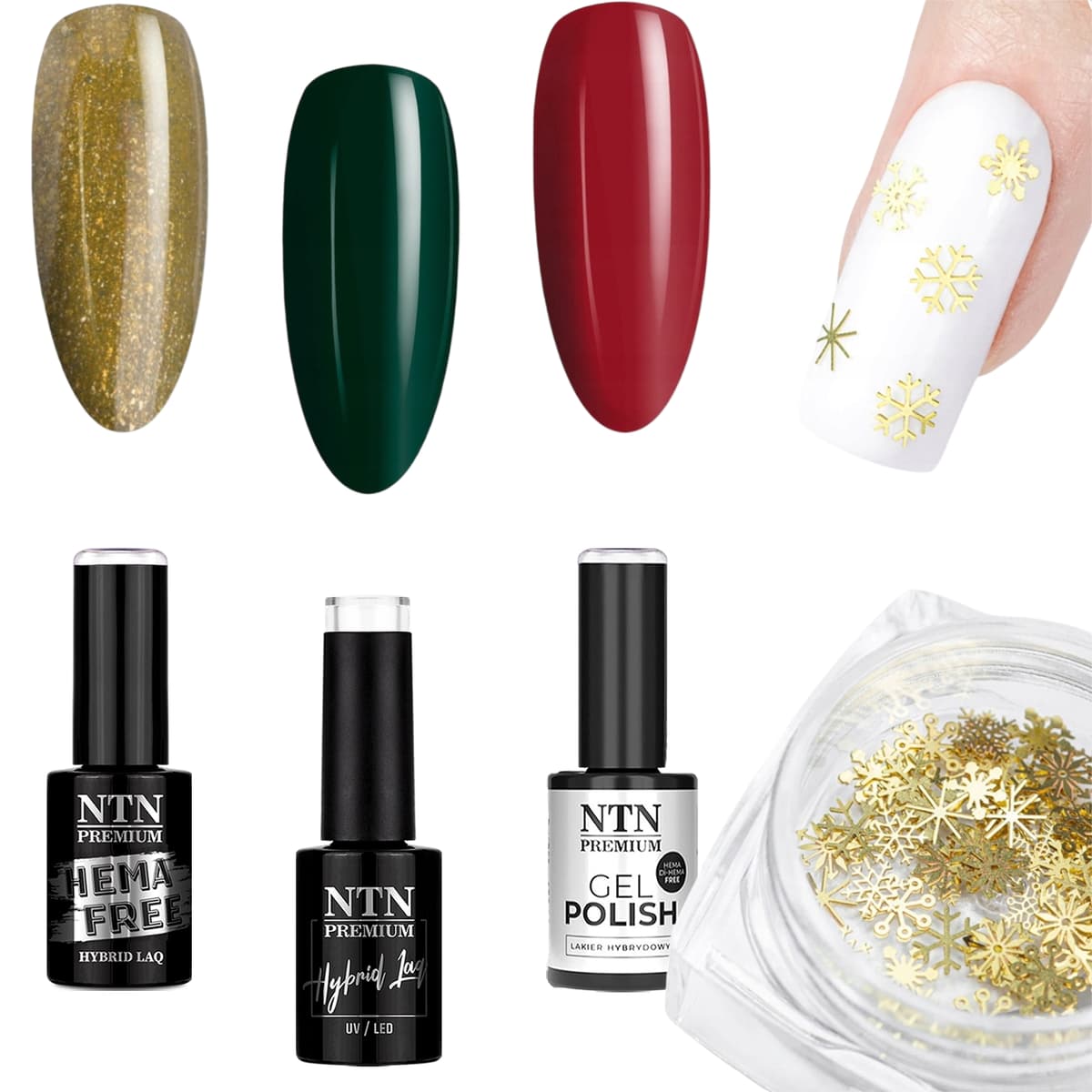 Christmas Edition – trzy lakiery i śnieżynki