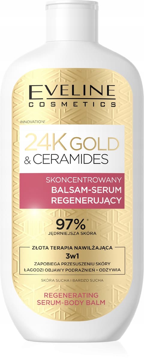 24K GOLD & CERAMIDES - Regenerating Serum-Body Balm - Skoncentrowany balsam-serum regenerujący 3w1