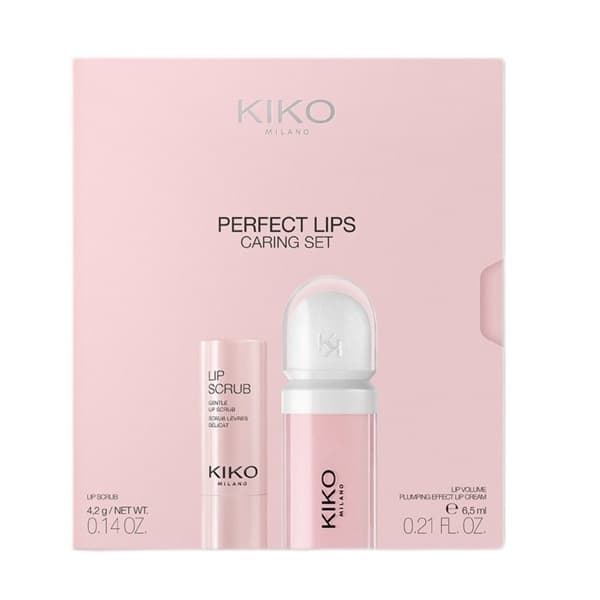 Perfect Lips Caring Set zestaw pielęgnacyjny: peeling do ust i krem pielęgnacyjny do ust