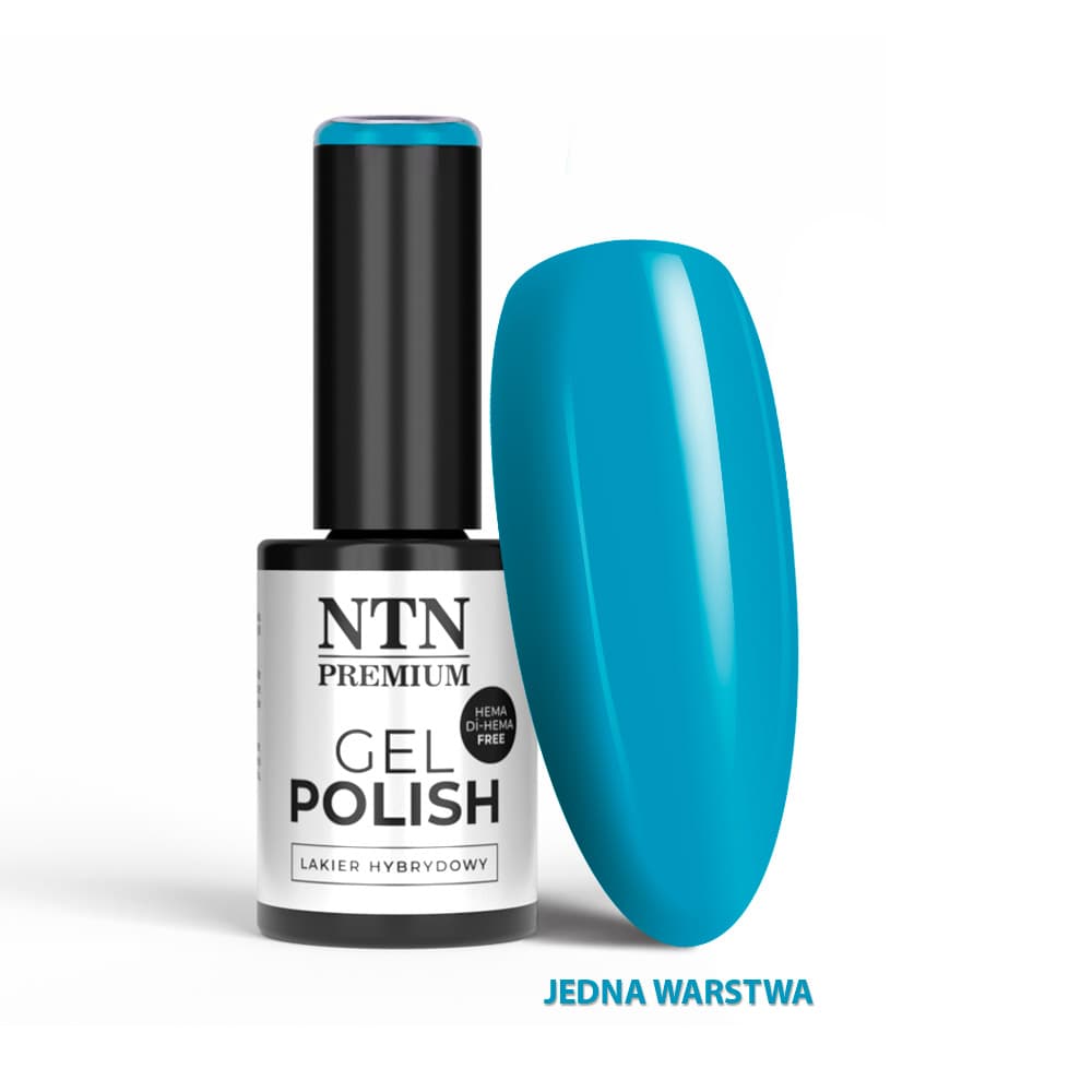 Limited Edition Blues lakier hybrydowy nr 503 – turkusowy niebieski bez HEMA/Di-HEMA
