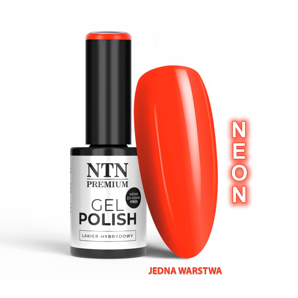 Limited Edition Oranges lakier hybrydowy nr 572 – czerwono-pomarańczowy neon