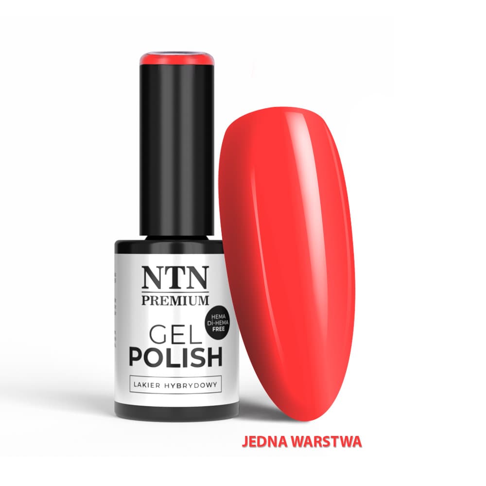 Limited Edition Reds lakier hybrydowy nr 573 – jasna koralowa czerwień