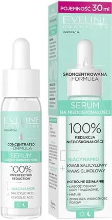 Skoncentrowane serum na niedoskonałości z niacynamidem Eveline