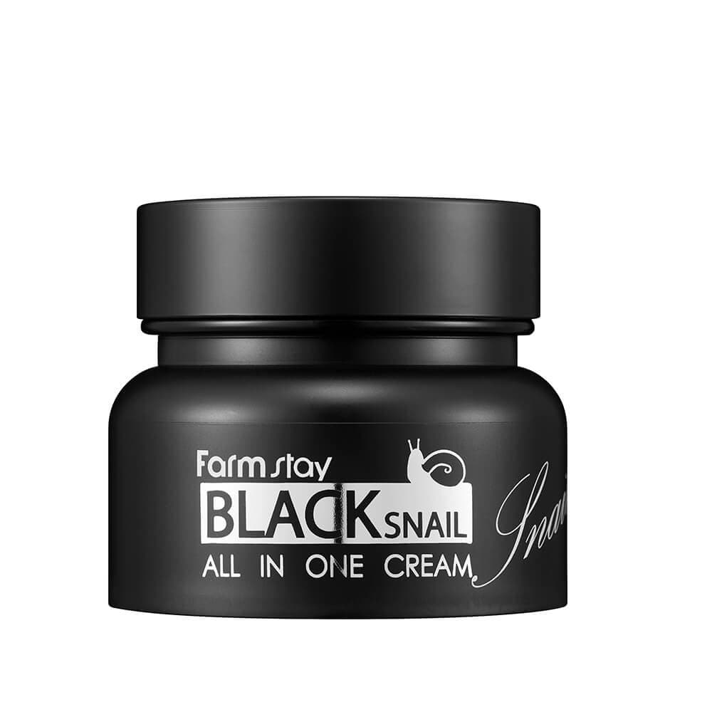 Farmstay Odżywczy krem do twarzy All-In One Black Snail z ekstraktem ze śluzu ślimaka