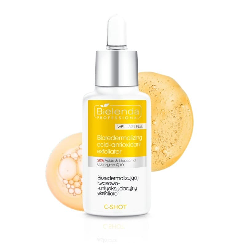 Bielenda Professional C-SHOT Bioredermalizujący kwasowo-antyoksydacyjny eksfoliator 20% Well Age Peel