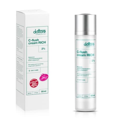Dottore C-flush Cream Rich Krem przeciwzmarszczkowy z 2% witaminą C i olejem z awokado - koniec serii