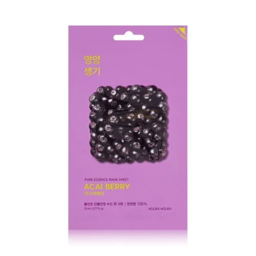 Pure Essence Mask Sheet - Acaiberry - Antyoksydacyjna maska z wyciągiem z jagód acai